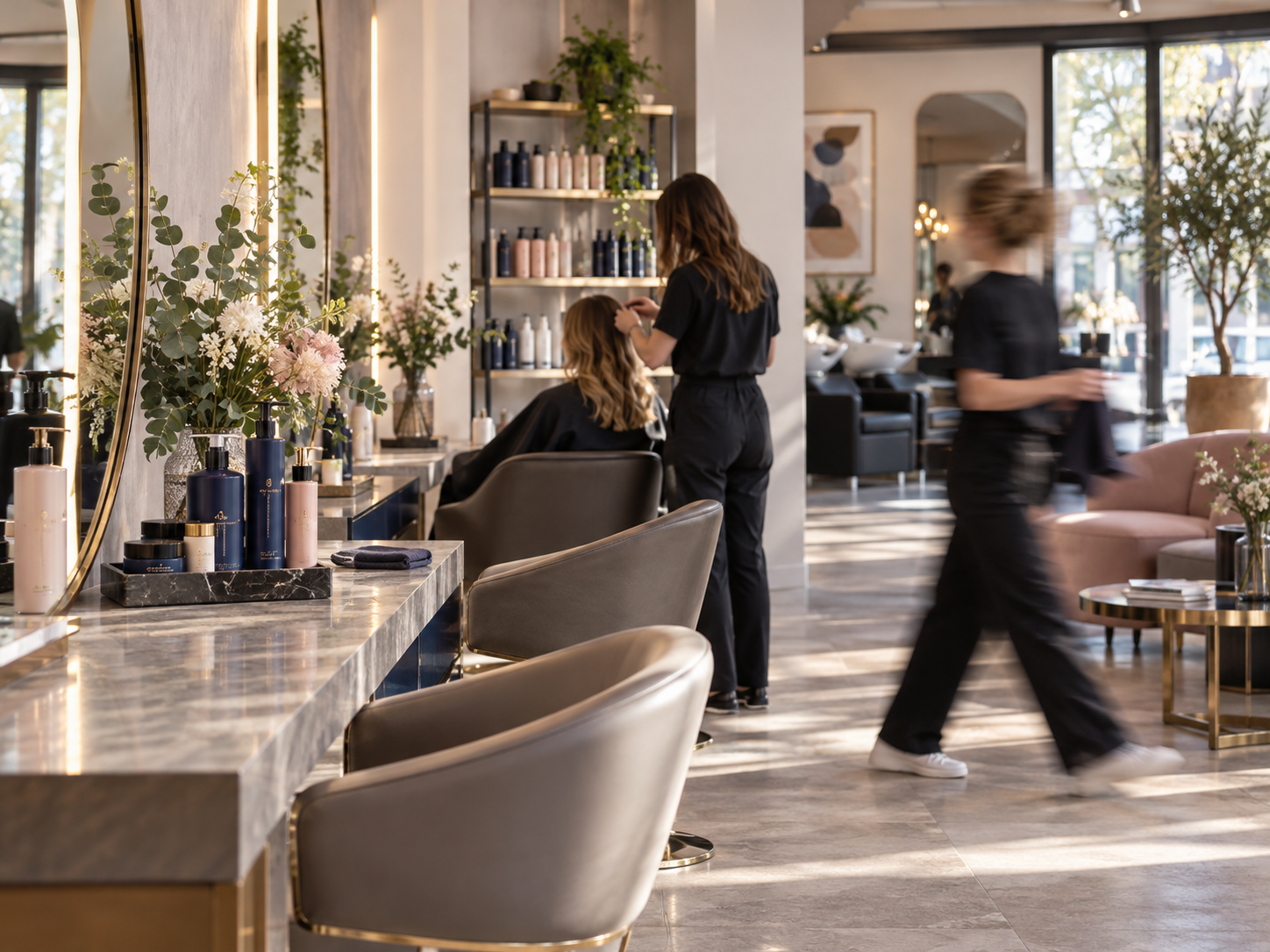 Illustrative example for hair salons